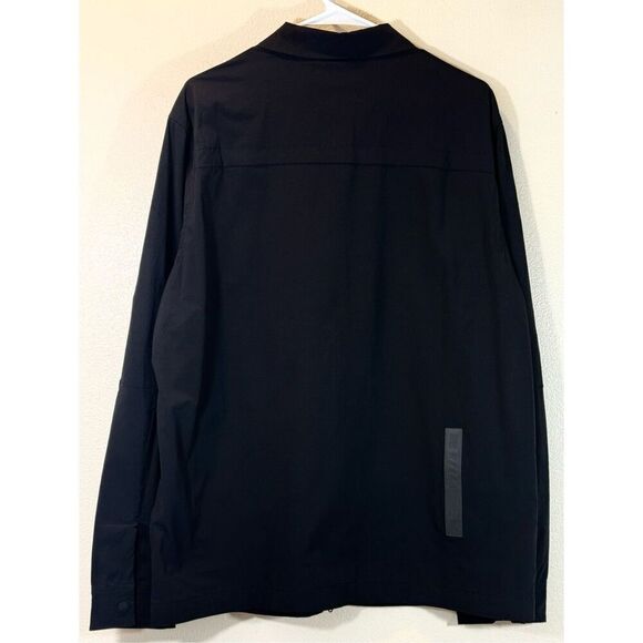 NWOT MAAP Ultra Minimalist Motion Long Sleeve Zip Up Black Shirt Men’s XXL - Picture 7 of 16